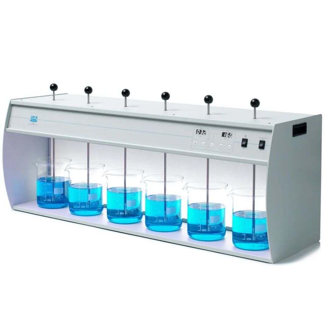 Velp JLT-6 Model Dijital Kontrollü Jar Test Cihazı (Flokülatör)