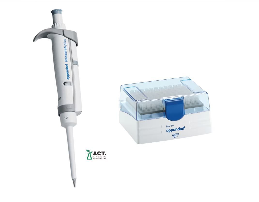Eppendorf Research® Plus 0,5–10 µL Tek Kanallı Otomatik Pipet