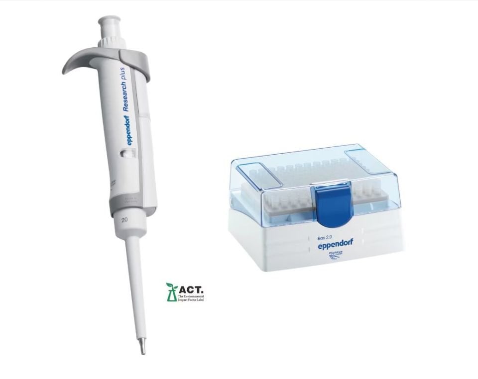 Eppendorf Research® Plus 2–20 µL Tek Kanallı Otomatik Pipet