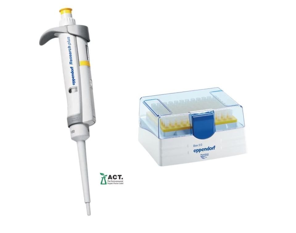 Eppendorf Research® Plus 10 – 100 µL Tek Kanallı Otomatik Pipet