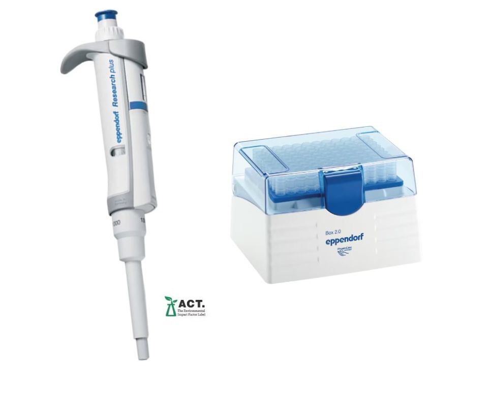Eppendorf Research® Plus 100 – 1000 µL Tek Kanallı Otomatik Pipet
