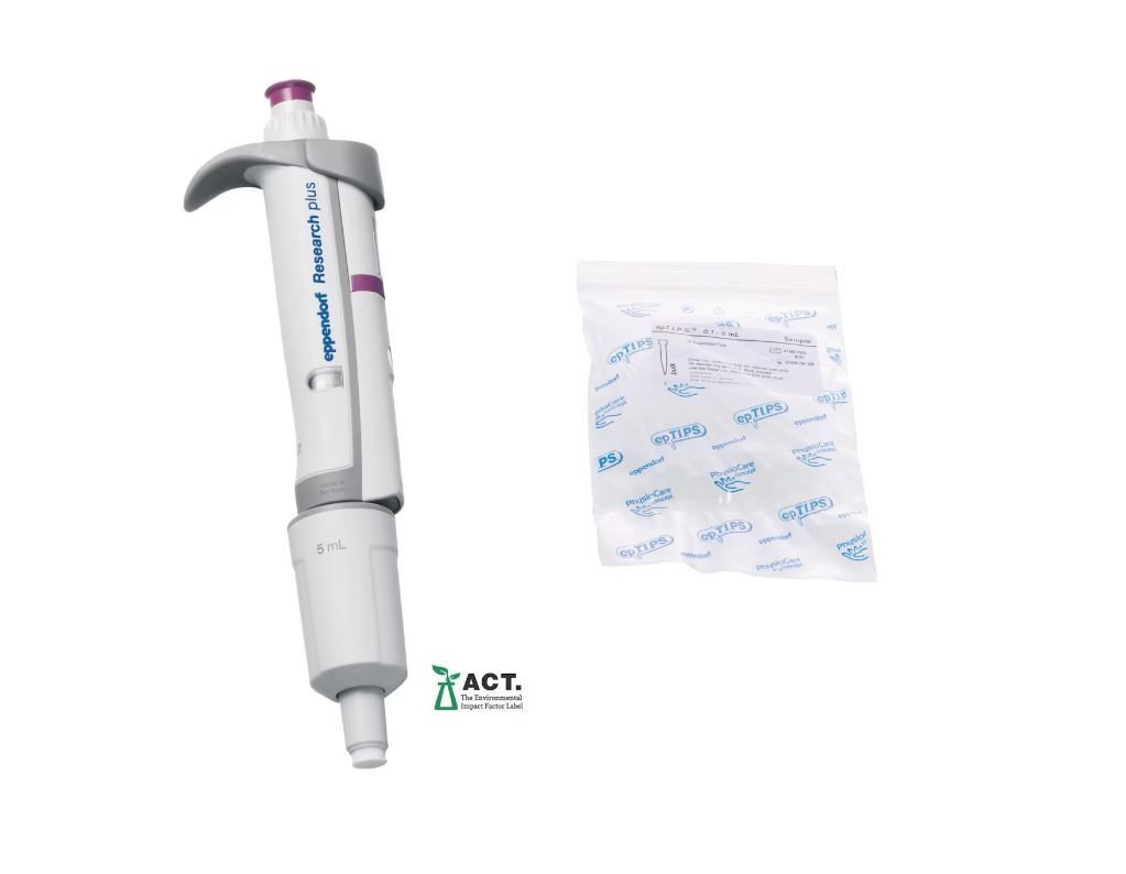 Eppendorf Research® Plus 0.5 – 5mL Tek Kanallı Otomatik Pipet