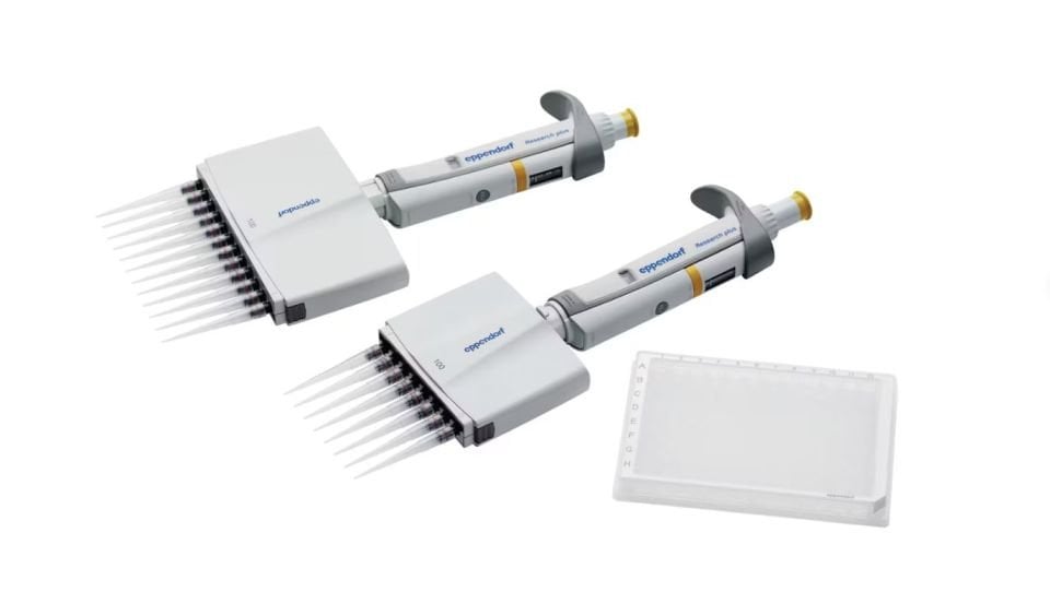 Eppendorf Research® Plus 0,5 – 10 µL 8 Kanallı Otomatik Pipet