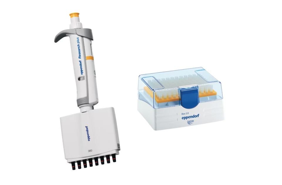 Eppendorf Research® Plus 30 – 300 µL 8 Kanallı Otomatik Pipet