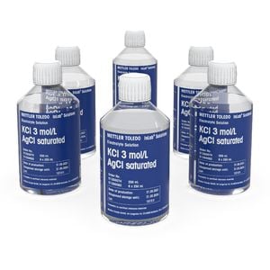 Mettler Toledo 3 mol/L KCl Sat (Doygun) AgCl, 6x250mL
