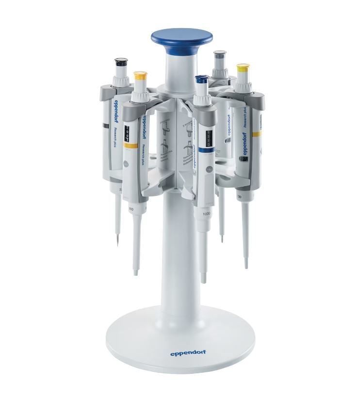 Eppendorf Research® Plus Otomatik Pipet Seti: 100 – 1,000 µL, 0.5-5 mL, 1-10 mL Kutulu Uçları ile Komple Set – Option 3