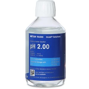Mettler Toledo Technical Buffer (Teknik Tampon) Çözeltisi pH 2.00, 250mL