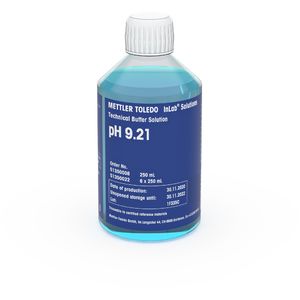 Mettler Toledo Technical Buffer (Teknik Tampon) Çözeltisi pH 9.21, 250mL