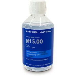 Mettler Toledo Technical Buffer (Teknik Tampon) Çözeltisi pH 5.00, 250mL