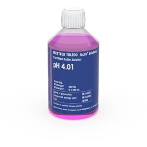 Mettler Toledo Sertifikalı Tampon Çözeltisi pH 4.01, 250 mL