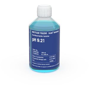 Mettler Toledo Certified (Sertifikalı) Buffer (Tampon) Çözeltisi pH 9.21, 250 mL