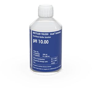 Mettler Toledo Certified (Sertifikalı) Buffer (Tampon) Çözeltisi pH 10.00, 250 mL