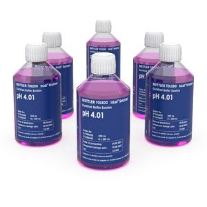 Mettler Toledo Certified (Sertifikalı) Buffer (Tampon) Çözeltisi pH 4.01, 6x250 mL