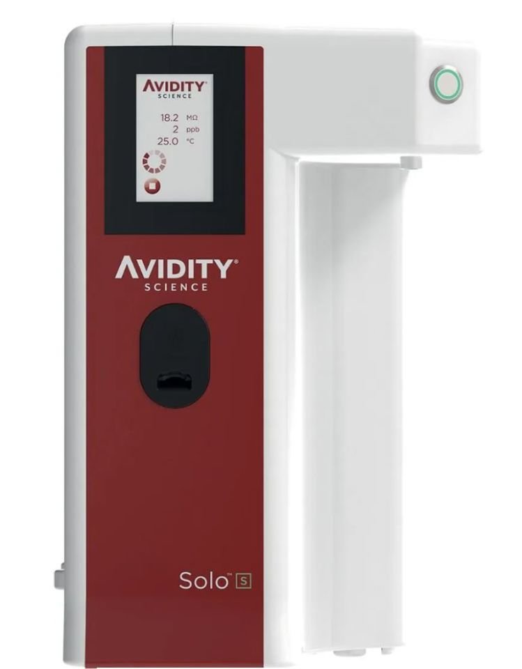 Avidity Science Solo™ S UVLED Model Ultra Saf Su Saflaştırma Sistemi, Tip 1