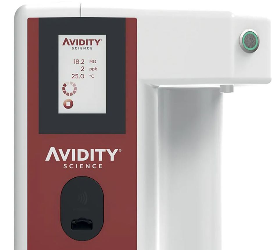 Avidity Science Solo™ S UVLED Model Ultra Saf Su Saflaştırma Sistemi, Tip 1
