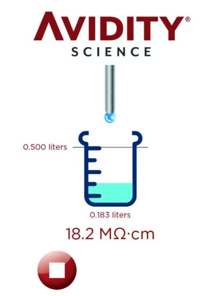 Avidity Science Solo™ S UVTOC Model Ultra Saf Su Saflaştırma Sistemi, Tip 1