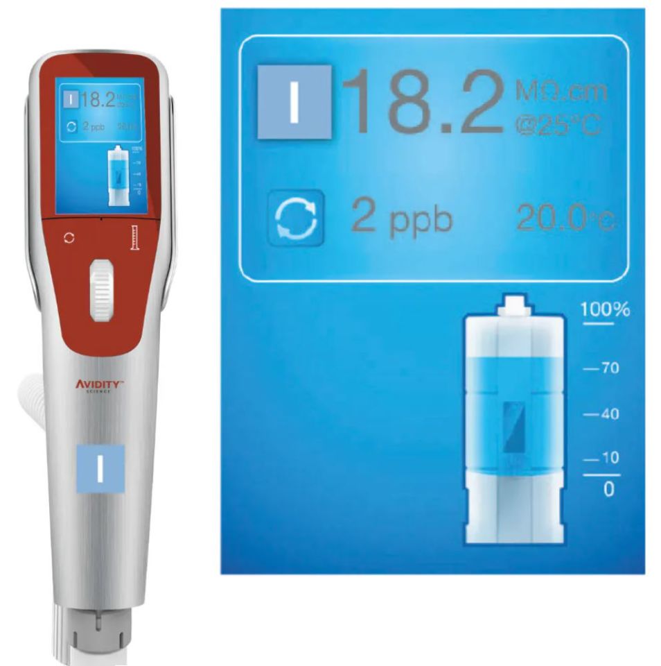 Avidity Science Duo-i-III.I Model Ters Osmoz ve Ultra Saf Su Saflaştırma Sistemi, Tip 1 & 3