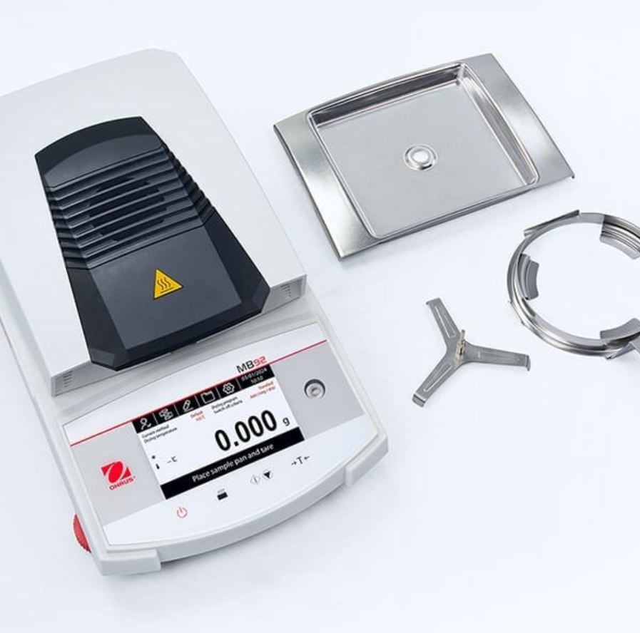 Ohaus MB92 Model Nem Tayin Cihazı, 90 g, 40 - 200 °C, 0.01 % / 0.001 g