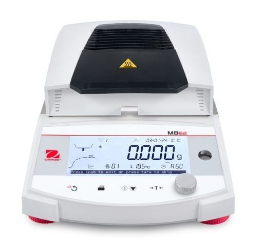 Ohaus MB62 Model Nem Tayin Cihazı, 90 g, 40 - 200 °C, 0,01 % / 0,001 g