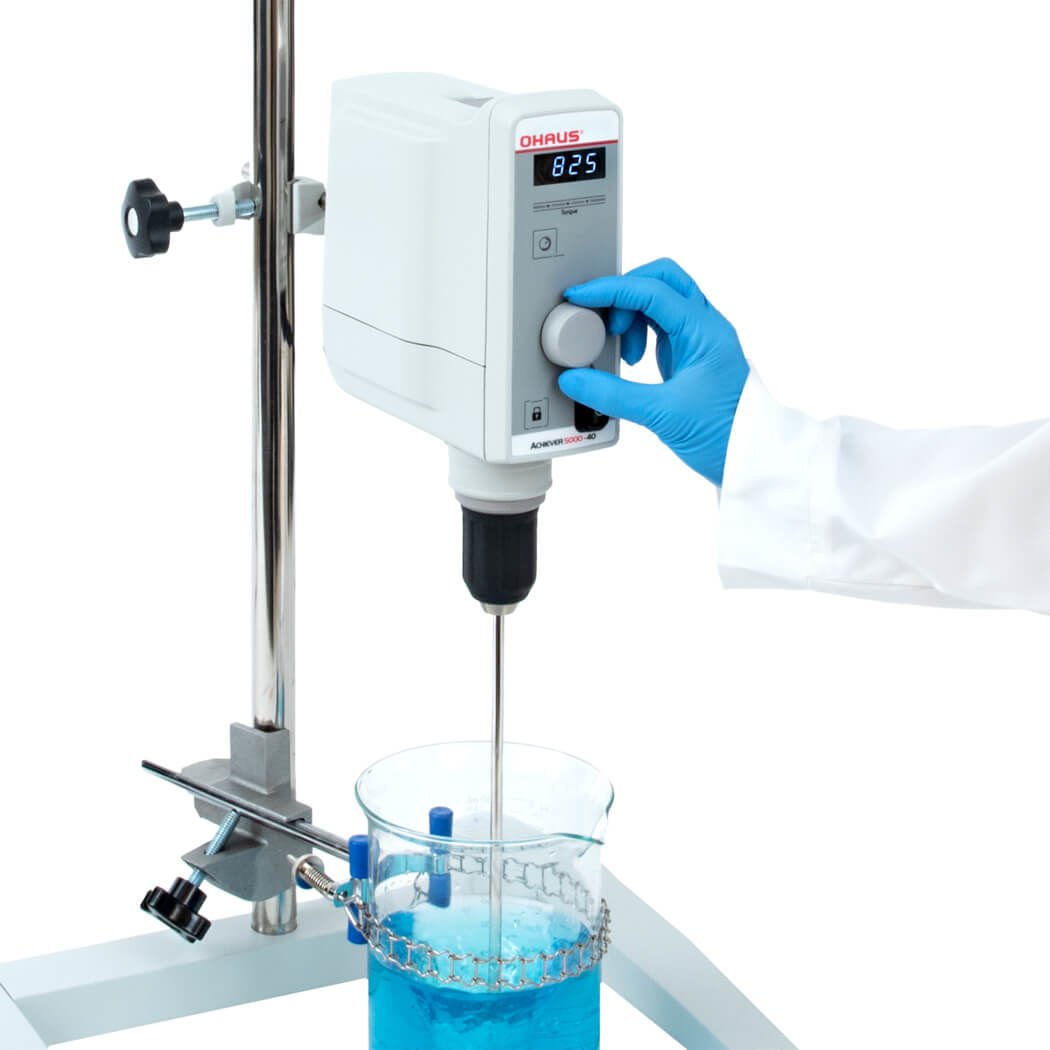 Ohaus Achiever™ 5000 e-A51ST020 Model Mekanik Karıştırıcı, 25L, 2000 rpm, 10,000 mPas
