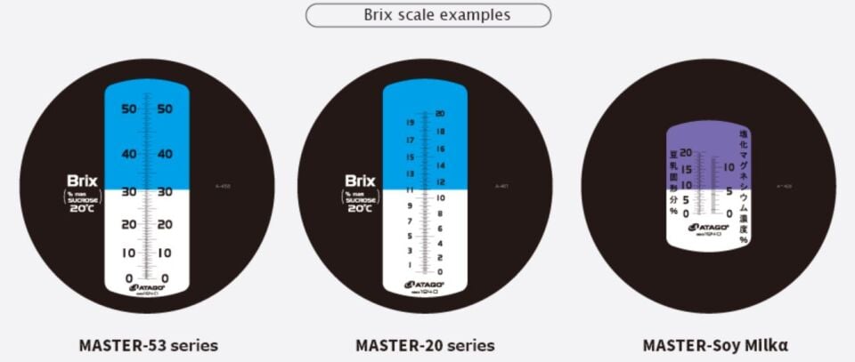 Atago Master Serisi Dürbün Tipi El Refraktometresi