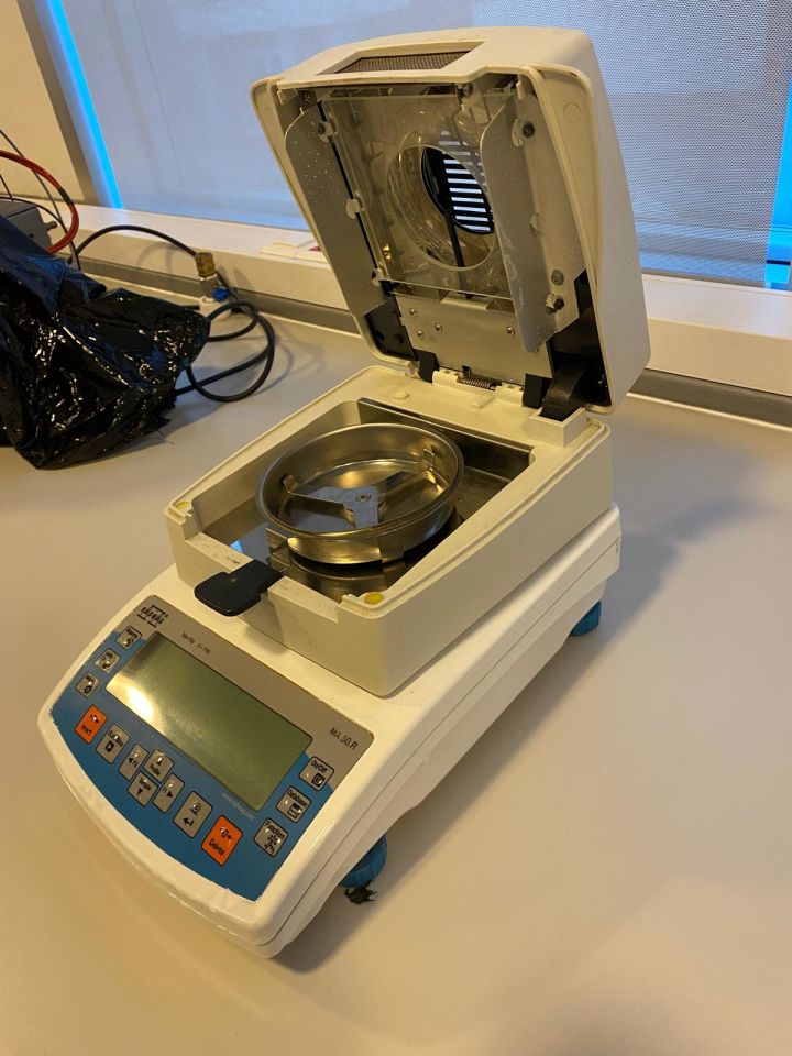 Radwag MA 50.R Model Nem Tayin Cihazı, 50 g kapasite, 1 mg doğruluk, 250°C (Yenilenmiş 2. el)