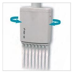 Socorex Acura 855 Model Ayarlı 8 Kanallı Otomatik Pipet, 2 - 20 µL
