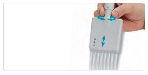 Socorex Acura 855 Model Ayarlı 8 Kanallı Otomatik Pipet, 2 - 20 µL