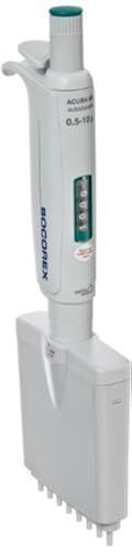 Socorex Acura 855 Model Ayarlı 8 Kanallı Otomatik Pipet, 5 - 50 µL