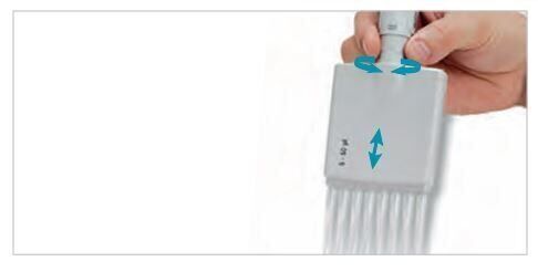 Socorex Acura 855 Model Ayarlı 8 Kanallı Otomatik Pipet, 20 - 200 µL