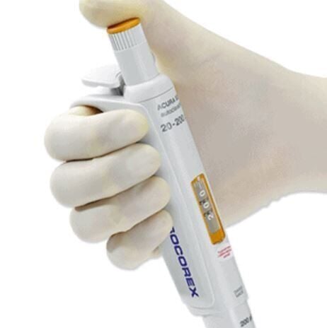 Socorex Acura 855 Model Ayarlı 12 Kanallı Otomatik Pipet, 0.5 - 10 µL