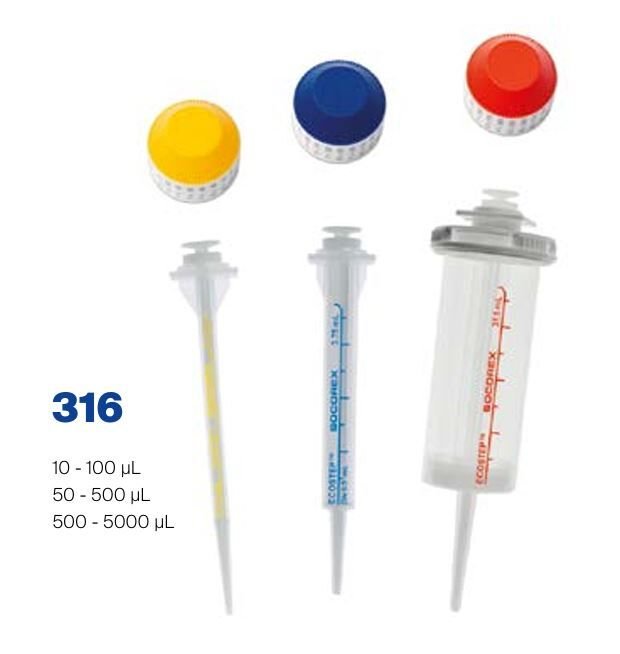 Socorex Stepper 416 Model Tekrarlamalı Pipet (Repeater Pipette), 10 - 5000 µL