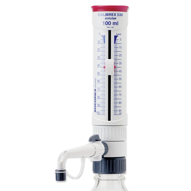 Socorex Calibrex Solutae 530 Model Şişe Üstü Dispenser, 5 - 50 mL