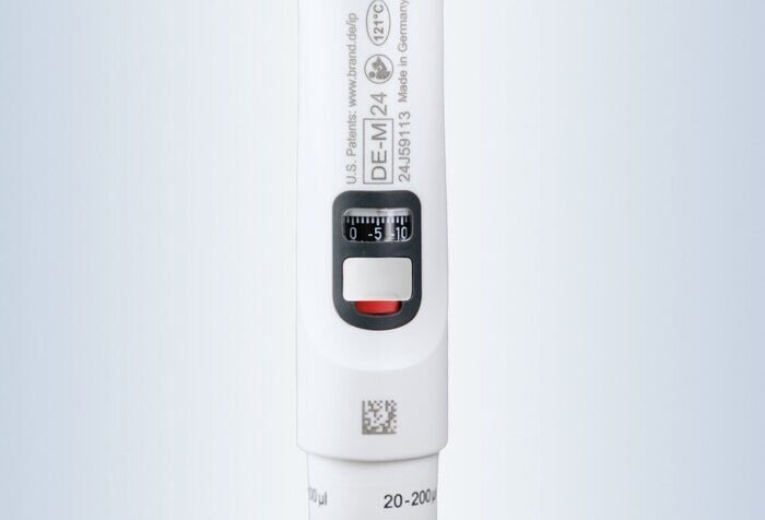 Brand Transferpette Pro-12 Model 12 Kanallı Ayarlanabilir Mikropipet, 0,5 - 10 µl (706920)