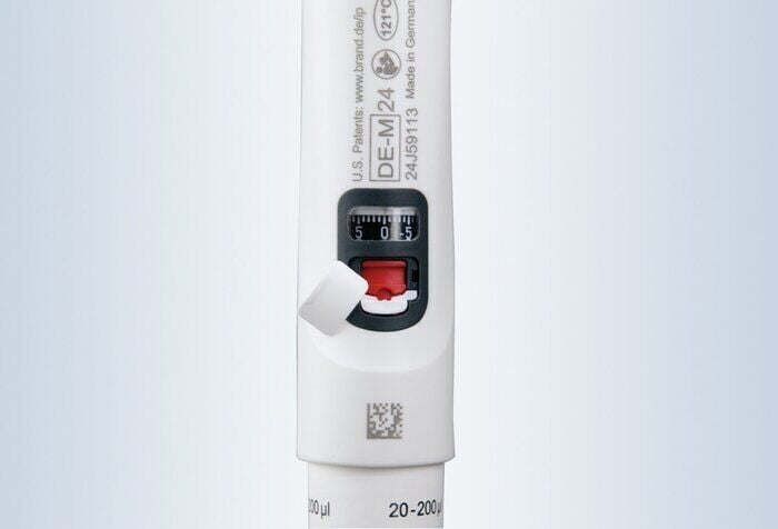 Brand Transferpette Pro-12 Model 12 Kanallı Ayarlanabilir Mikropipet, 10 - 100 µl (706928)