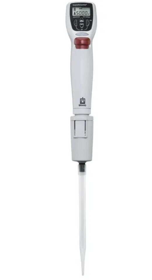 Brand Transferpette Electronic Model 0,5 - 10 µl Tek Kanallı Ayarlanabilir Elektronik Mikropipet (705299)