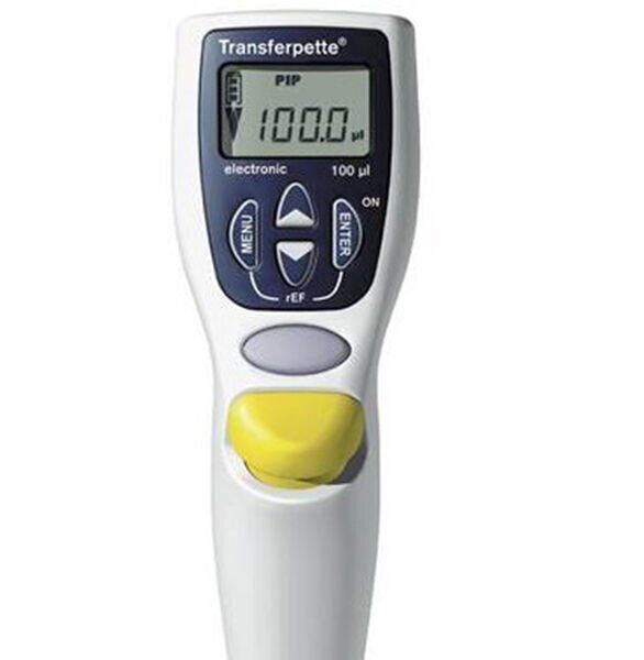 Brand Transferpette Electronic Model 10 - 200 µl Tek Kanallı Ayarlanabilir Elektronik Mikropipet (705303)
