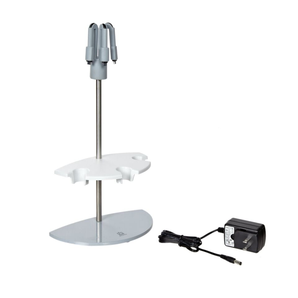 Brand Transferpette Electronic Model Pipet için AC Adaptörlü 3’ lü Pipet Standı, 705390