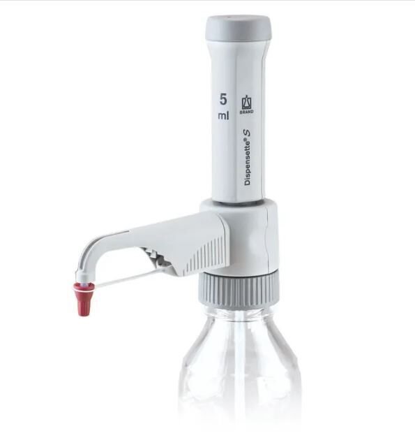 Brand Dispensette S Model 5 ml Sabit Hacimli, Analog Şişe Üstü Dispenser, 4600230