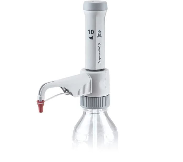 Brand Dispensette S Model 10 ml Sabit Hacimli, Analog Şişe Üstü Dispenser, 4600240