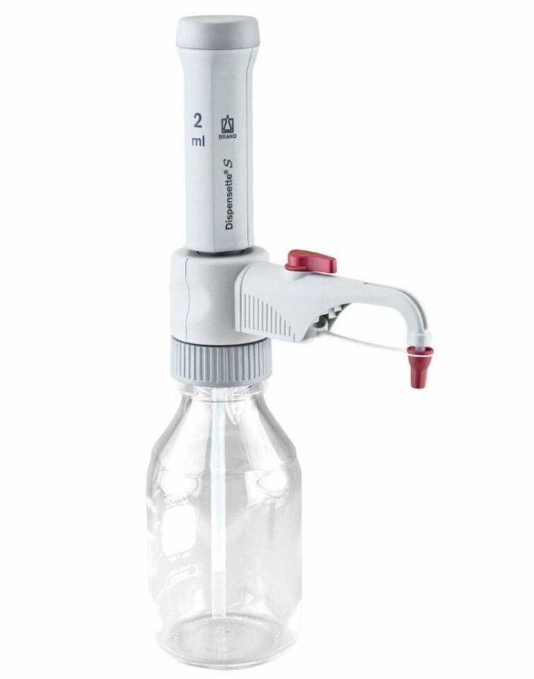 Brand Dispensette S Model 2 ml Sabit Hacimli, Vanalı, Analog Şişe Üstü Dispenser, 4600221