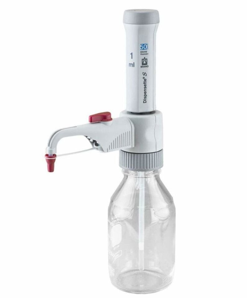 Brand Dispensette S Model 1 ml Sabit Hacimli, Vanalı, Analog Şişe Üstü Dispenser, 4600211