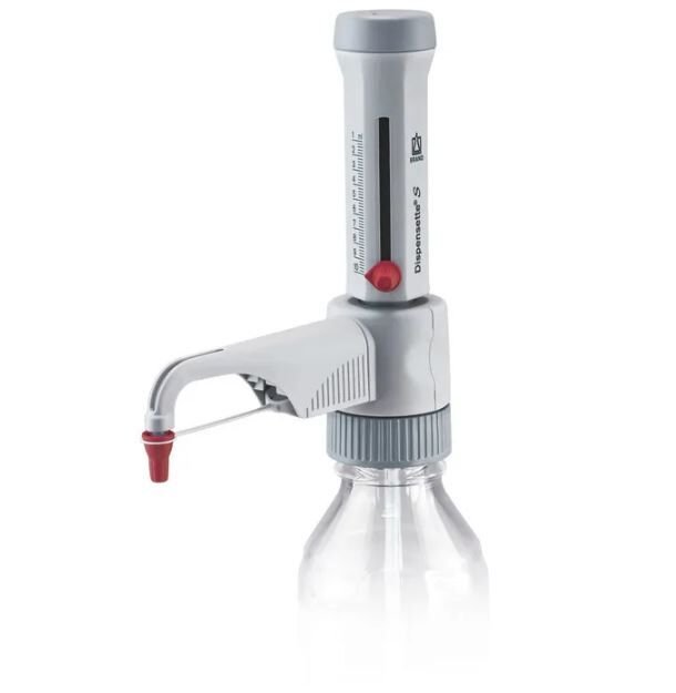 Brand Dispensette S Model 1-10 ml Ayarlanabilir Hacimli, Analog Şişe Üstü Dispenser, 4600140