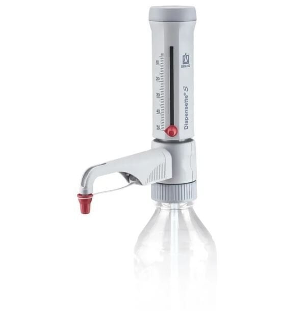 Brand Dispensette S Model 5-50 ml Ayarlanabilir Hacimli, Analog Şişe Üstü Dispenser, 4600160