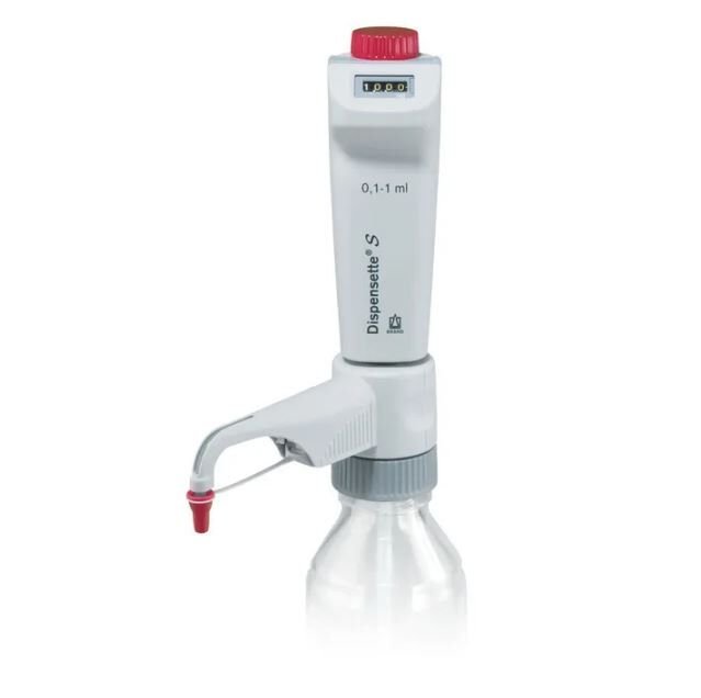 Brand Dispensette S Model 0,1 - 1 ml Ayarlanabilir Hacimli, Dijital Şişe Üstü Dispenser, 4600310