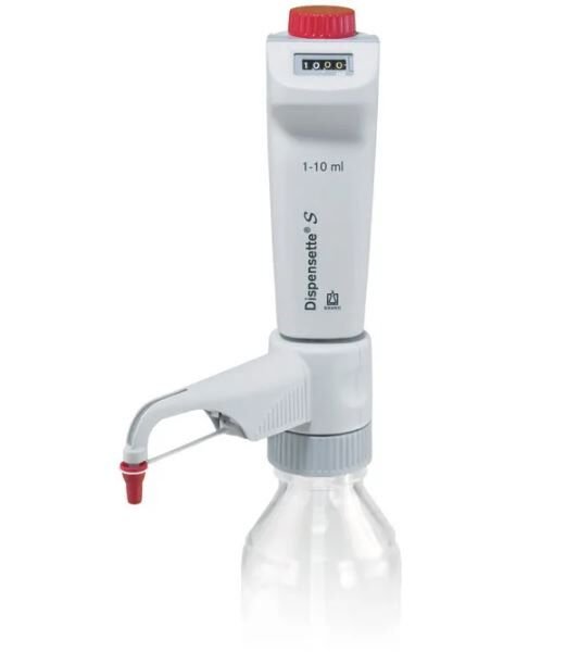 Brand Dispensette S Model 1 - 10 ml Ayarlanabilir Hacimli, Dijital Şişe Üstü Dispenser, 4600340