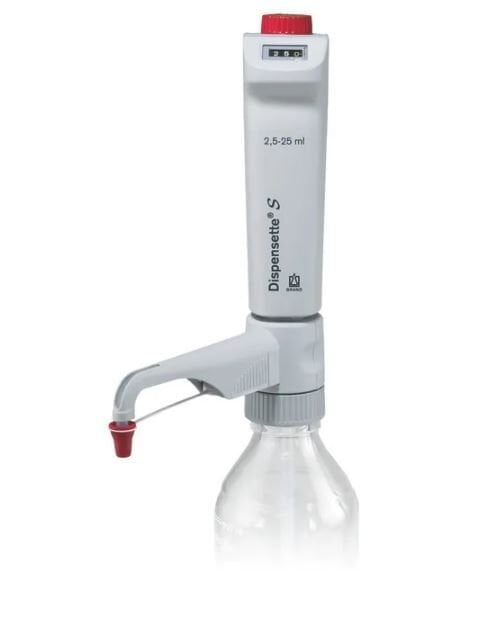 Brand Dispensette S Model 2,5 - 25 ml Ayarlanabilir Hacimli, Dijital Şişe Üstü Dispenser, 4600350