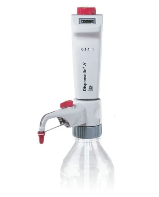 Brand Dispensette S Model 0,1-1 ml Ayarlanabilir Hacimli, Vanalı, Dijital Şişe Üstü Dispenser, 4600311