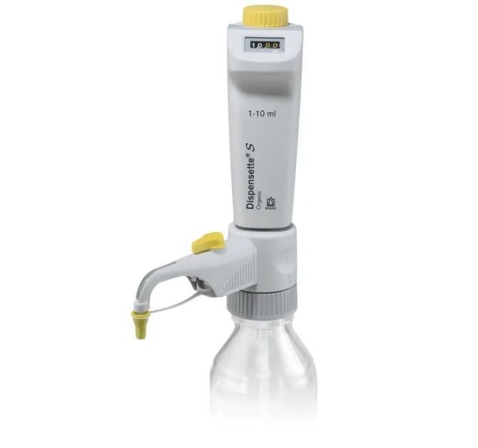 Brand Dispensette S Organic Model 1-10 ml Ayarlanabilir Hacimli, Vanalı Dijital Şişe Üstü Dispenser, 4630341