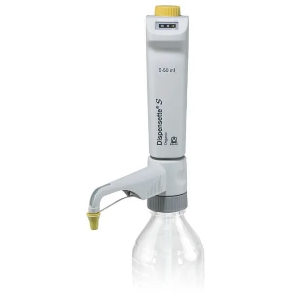 Brand Dispensette S Organic Model 5-50 ml Ayarlanabilir Hacimli, Dijital Şişe Üstü Dispenser, 4630360